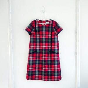 Vineyard Vines Wool Tartan Plaid Holiday Dress